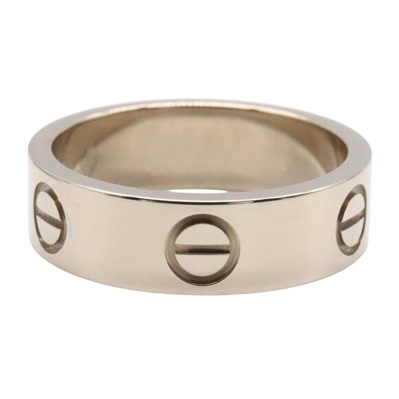 CARTIER 18k White Gold Love Ring - Picture 2 of 8